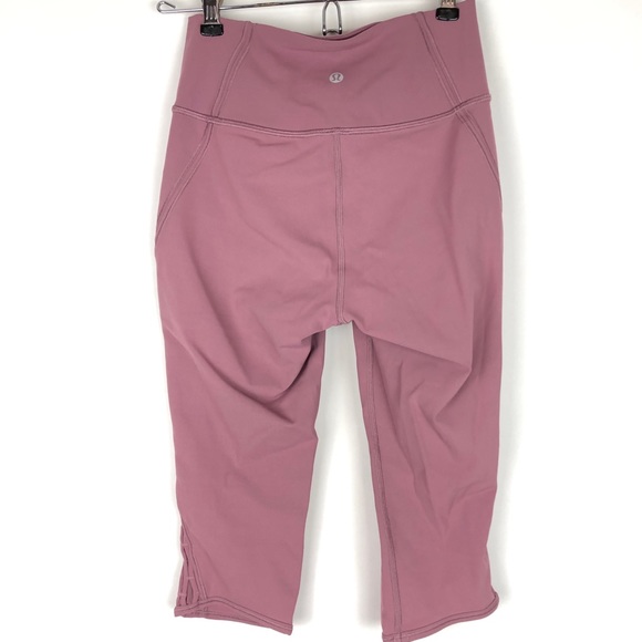 Lululemon Love Knot Crop *15" Figue Luxtreme Pink - Picture 7 of 14